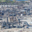 BP Whiting oil refinery overhead view