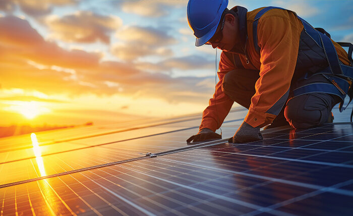 Solar panel field service